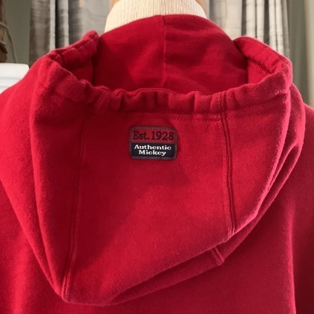 Walt Disney World red large hooded sweatshirt - Picture 5 of 6